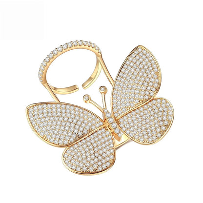 ⏰LAST DAY 60% OFF 🦋💎The Butterfly Ring That Flutters When You Move