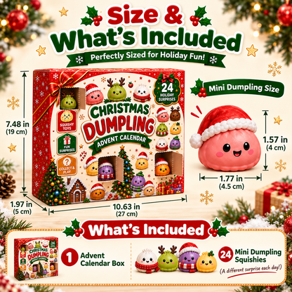 Hot sales🔥2026 Dumpling Squishy Advent Calendar