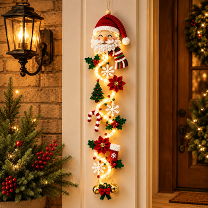 Hot sales🔥Glowing Christmas Door Hanger