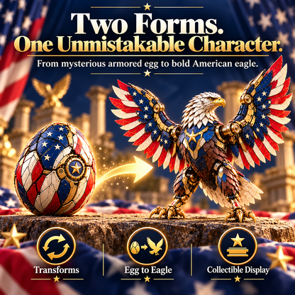 Stars & Stripes Eagle Transforming Egg