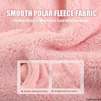 Kids Fleece Balaclava & Neck Warmer – Cozy Winter Hood for Ages 3–10