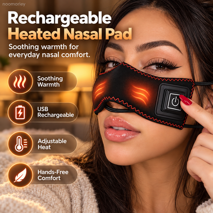 🔥 Last Day 50% OFF - Rechargeable Heated Nasal Pad – 3 Heat Levels & Hands-Free Comfort