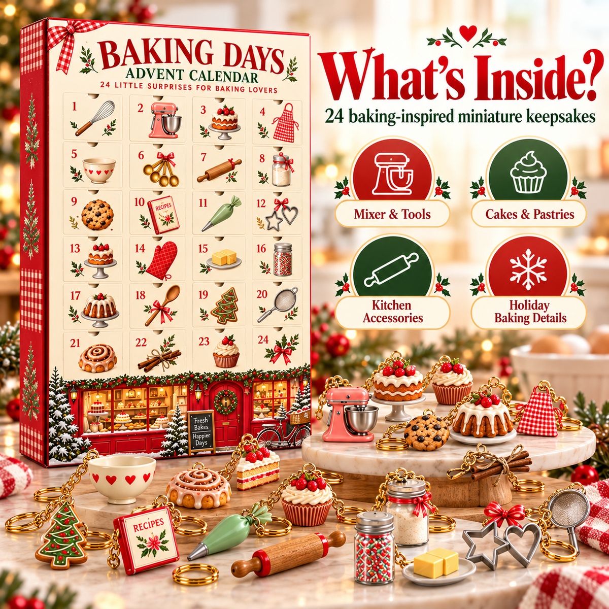 Baking Days 2026 Advent Calendar 24-Piece Set