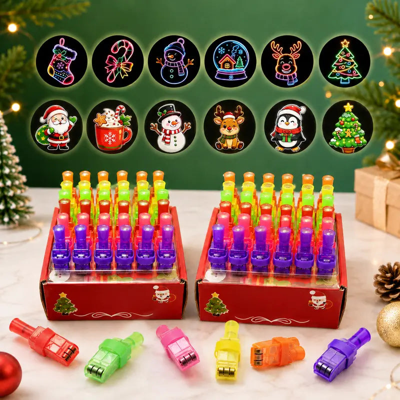 🎃 TODAY ONLY 50% OFF — 36PCS Halloween Finger Projector Rings ✨ 6 Spooky Light-Up Designs