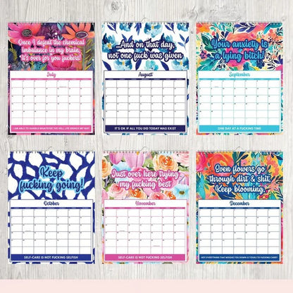 2027 Sweary Mental Health Calendar