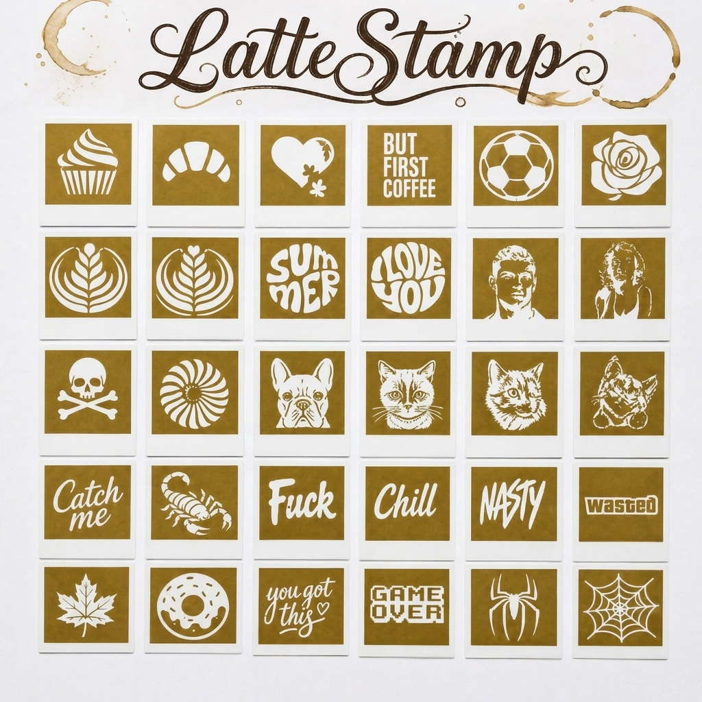 LatteStamp Mini Coffee Art Printer