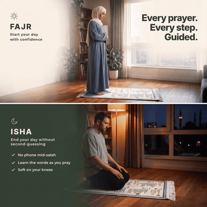 Step-by-Step Phonetic Padded Prayer Mat