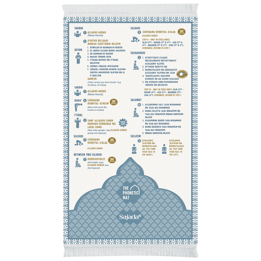 Step-by-Step Phonetic Padded Prayer Mat