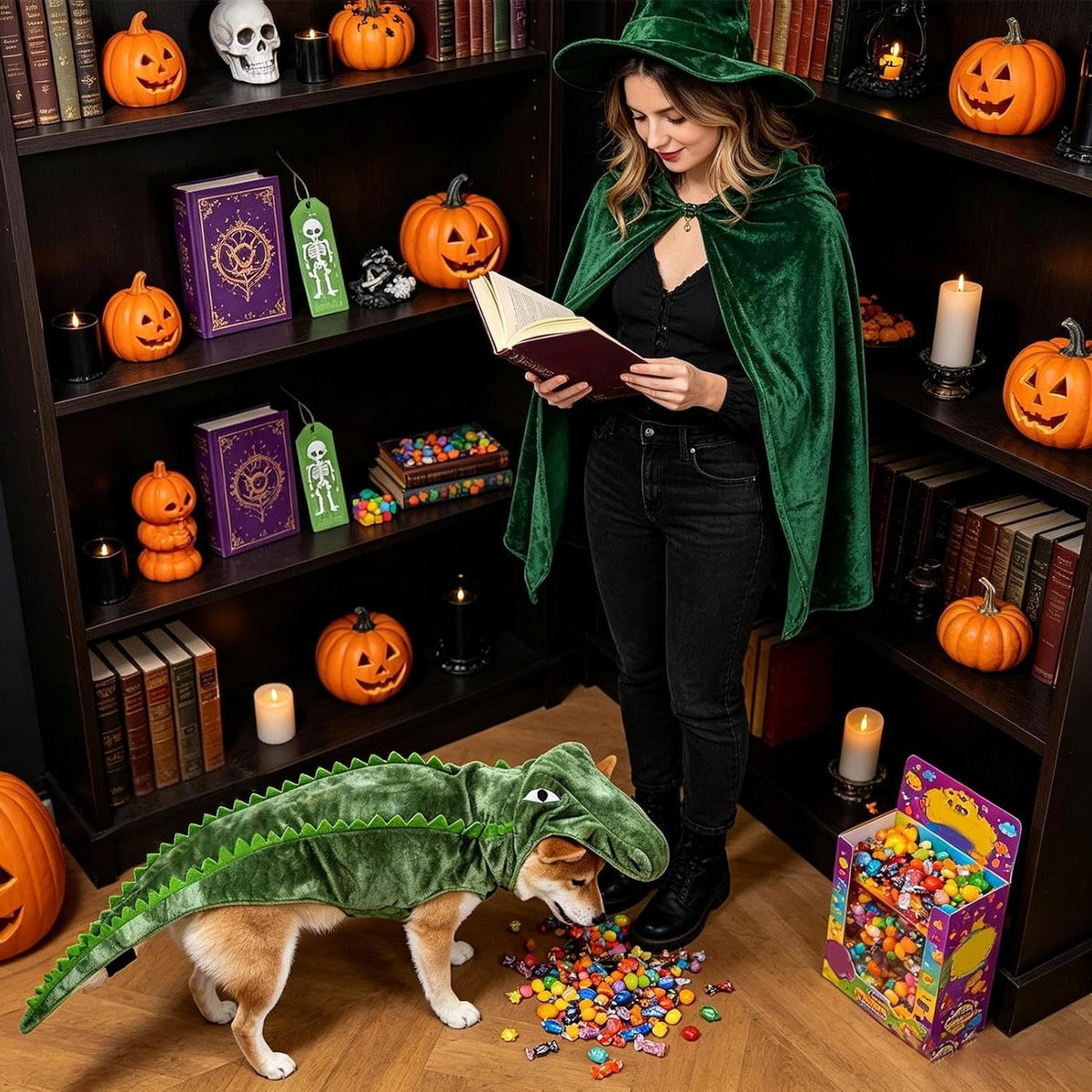 Pet Halloween Crocodile Costume – Adorable Crocodile Outfit for Pets