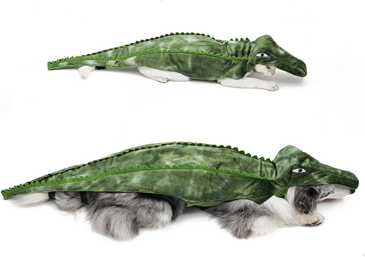 Pet Halloween Crocodile Costume – Adorable Crocodile Outfit for Pets