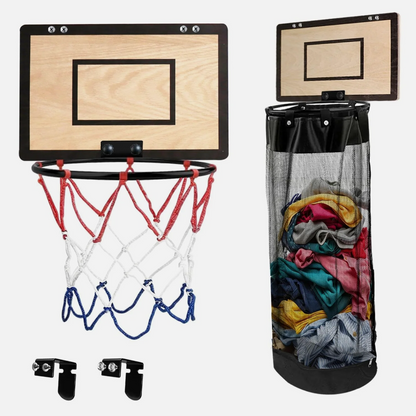 🏀Dual-function fun hanging laundry basket