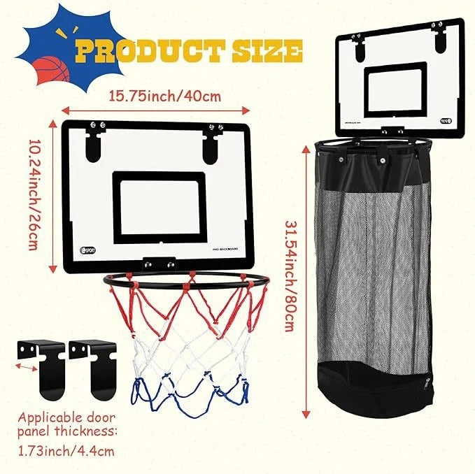 🏀Dual-function fun hanging laundry basket