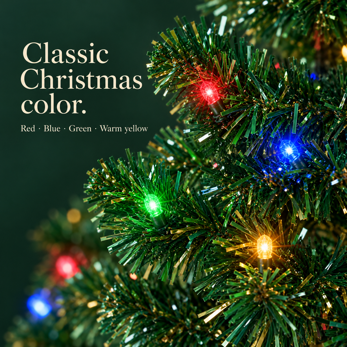 🔥Last Day 50% OFF – 🎄 Solar Christmas Tree Pathway Lights – Multicolor 2 & 4 Packs