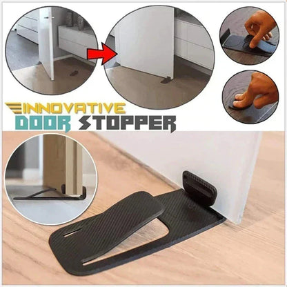 Door Stopper Protector –  No-drill, residue-free & holds doors open. Safe & simple – stock up & save! 🏠✅