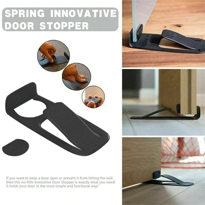 Door Stopper Protector –  No-drill, residue-free & holds doors open. Safe & simple – stock up & save! 🏠✅