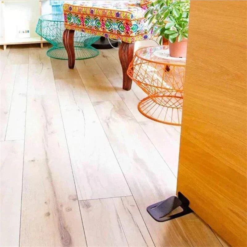 Door Stopper Protector –  No-drill, residue-free & holds doors open. Safe & simple – stock up & save! 🏠✅