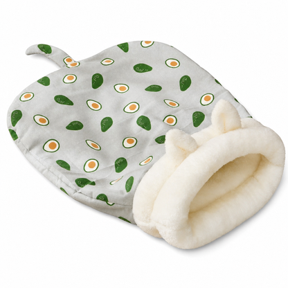 🔥Last Day 50% OFF – 🐱Cozy Warm Hooded Pet Cave Bed - Semi-Enclosed Winter Cat Sleeping Bag